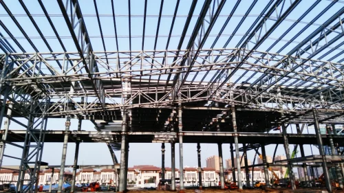 Steel truss frames